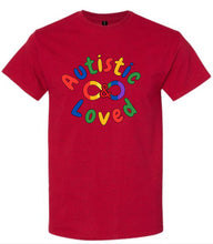 Load image into Gallery viewer, Autistic & Loved Infinity T-Shirt for Adults