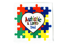 Load image into Gallery viewer, Autistic & Loved Car Decal