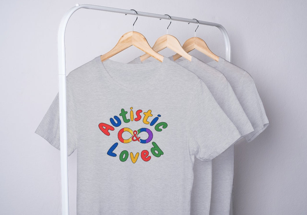 Autistic & Loved Infinity T-Shirt for Adults