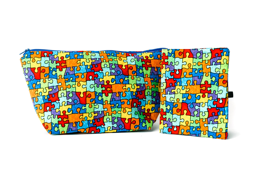 Autism Awareness Cosmetic Bag/Journal Set